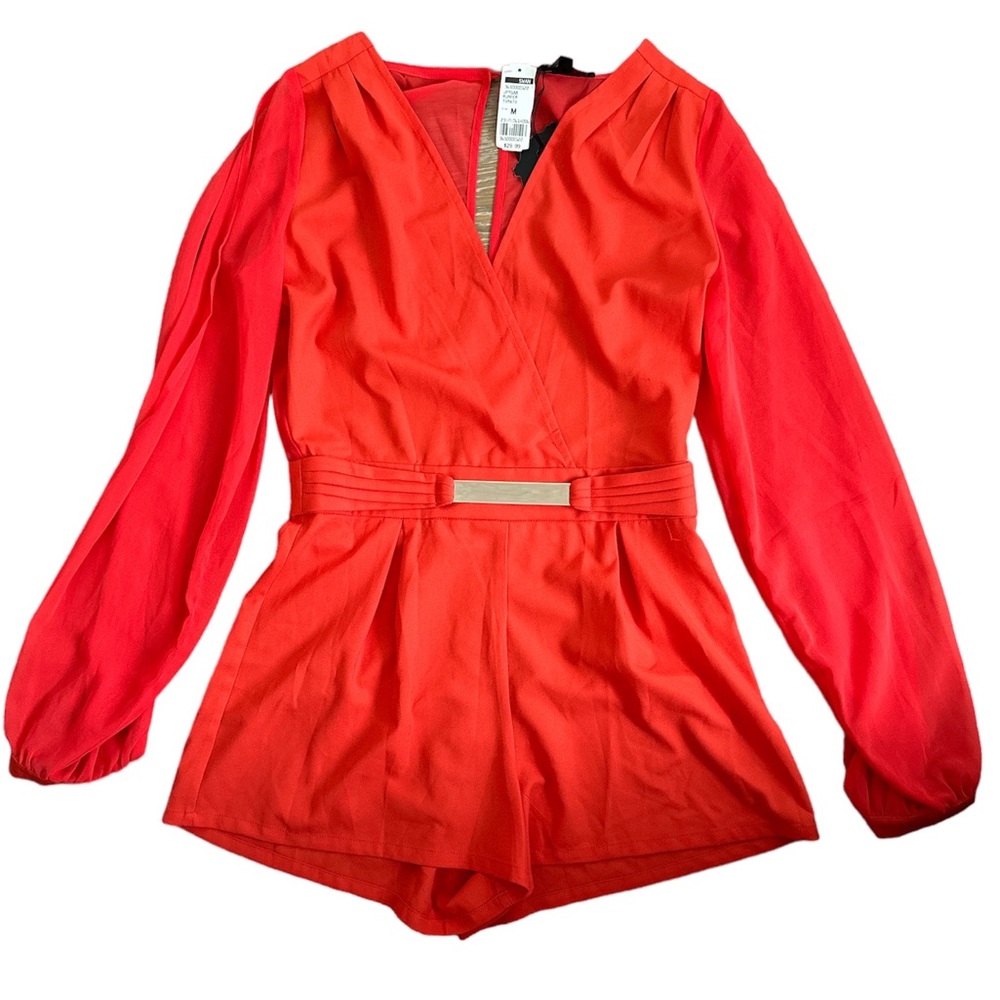 Love Posh Red Romper Size M